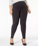 Hue Plus Size Leggings Sz 1X or 2X Graphite Heather