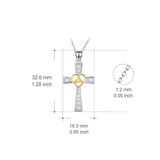 Celtic Cross Necklaces-3 Styles, Sterling Silver