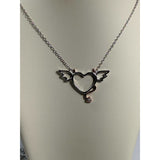 Monica Fine Fashion Jewelry-Necklace Naughty or Nice?  How about BOTH!  Cute Heart Necklace, Perfect gift for a lady you love!