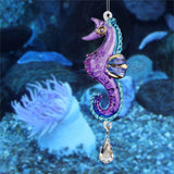 One Coast Decor Dolphin, Seahorse or Coral Fish Sun catchers-Rainbow Makers!  Hand Made with Swarovski Crystal