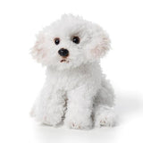 Plush Dogs: Bulldog, Bichon, French Bulldog Sitting Pose