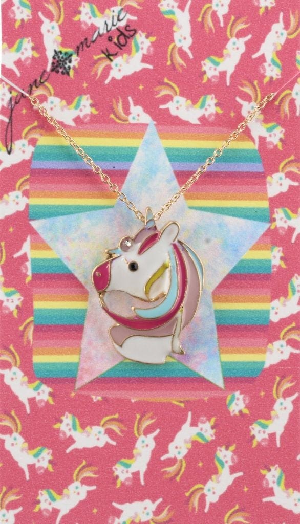 One Coast Fashion Jewelry Necklaces Jane Marie Girl's Unicorn Jewelry  So Cute!