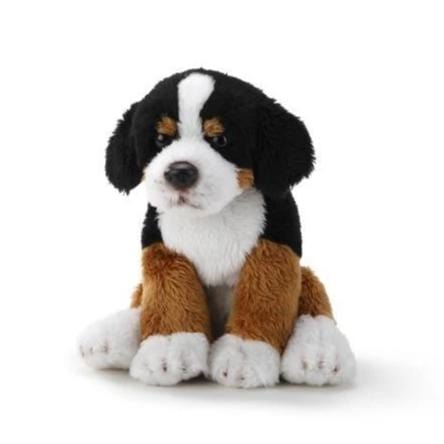 One Coast Plush Animals Bernese Mtn Dog-Beanie Plush Working Dogs:  Bernese, Dalmatian, Husky, Shiba Inu, Chow, Dobie, Rottie