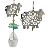 One Coast - Woodstock Chimes Decor Sheep FAVORITE Farm Animals as Beautiful Suncatchers! Crystal Fantasy*