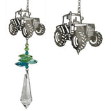 One Coast - Woodstock Chimes Decor Tractor FAVORITE Farm Animals as Beautiful Suncatchers! Crystal Fantasy*