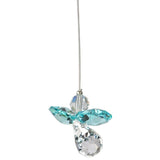 Crystal Guardian Angel Suncatchers in Birthstone
