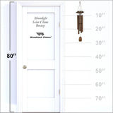 One Coast - Woodstock Chimes Gifts For the Home Bronze Lrg Bronze Solar Windchimes-Glow in the Dark while Making Beautiful Music in the Evenings*