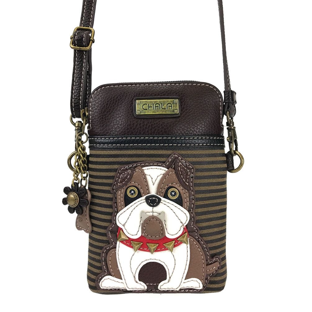 The Pink Pigs Handbag & Wallet Accessories Cell Xbody Bulldog Collection by Chala   Handbag, Wallet, Keychain, Vegan!*
