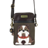 The Pink Pigs Handbag & Wallet Accessories Cell Xbody Bulldog Collection by Chala   Handbag, Wallet, Keychain, Vegan!*