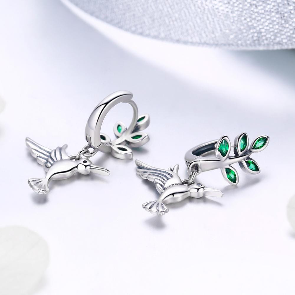 The Pink Pigs Jewelry SET-Fine Fashion 925 Silver Sterling Silver Hummingbird Jewelry:  Necklace, Earrings,  Ring or SET!