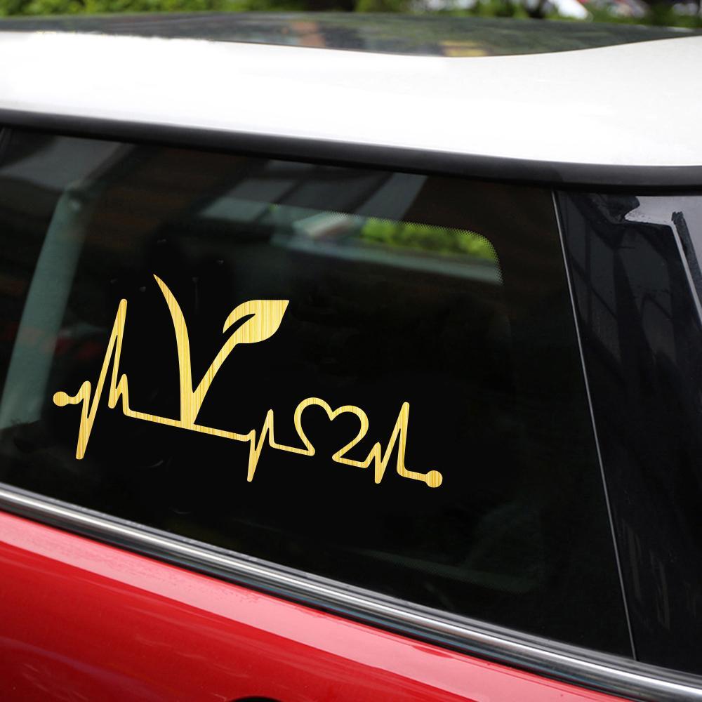 The Pink Pigs Sticker/Bumper Sticker Vegan Lifeline Vinyl Car Bumper Stickers or Decal in Various Colors--Spread the message of compassion!