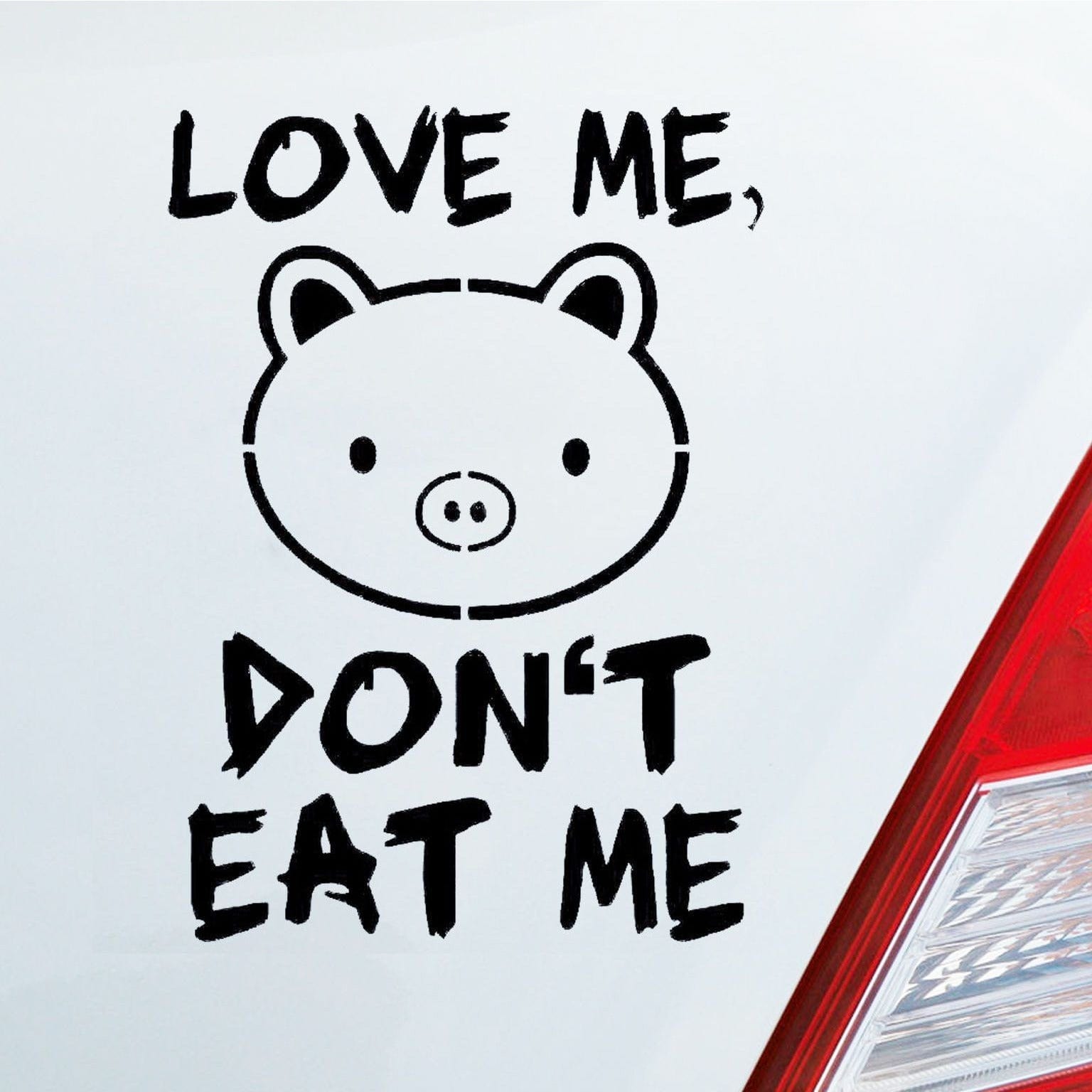 The Pink Pigs Sticker/Bumper Sticker Vegan Vinyl Stickers for Your Car or WHEREVER!  Spread KINDNESS!