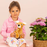 Realistic Plush Fawns-Standing or  Lying Eco-friendly plush toys by Teddy Hermann