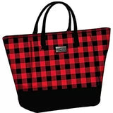 Jane Marie Black and Red Cabin Cutie Tote - Stylish and Spacious