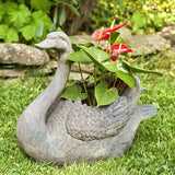 Magnesium Swan Planters Set of 2