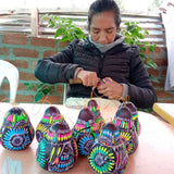 Retablo Nativity gourd