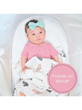 Kitty Cat Cotton Muslin Swaddle Blanket by Lolly Banks