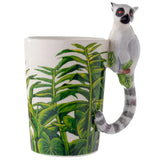 3D Ring Tailed Lemur Rainforest Mug