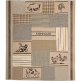 Farmhouse Collection Quilted Throw 50x60