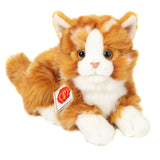 Orange Tabby Golden Kitten - plush, soft toy by Teddy Hermann