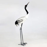 54" Tall Black-Necked White Crane Garden Figurines