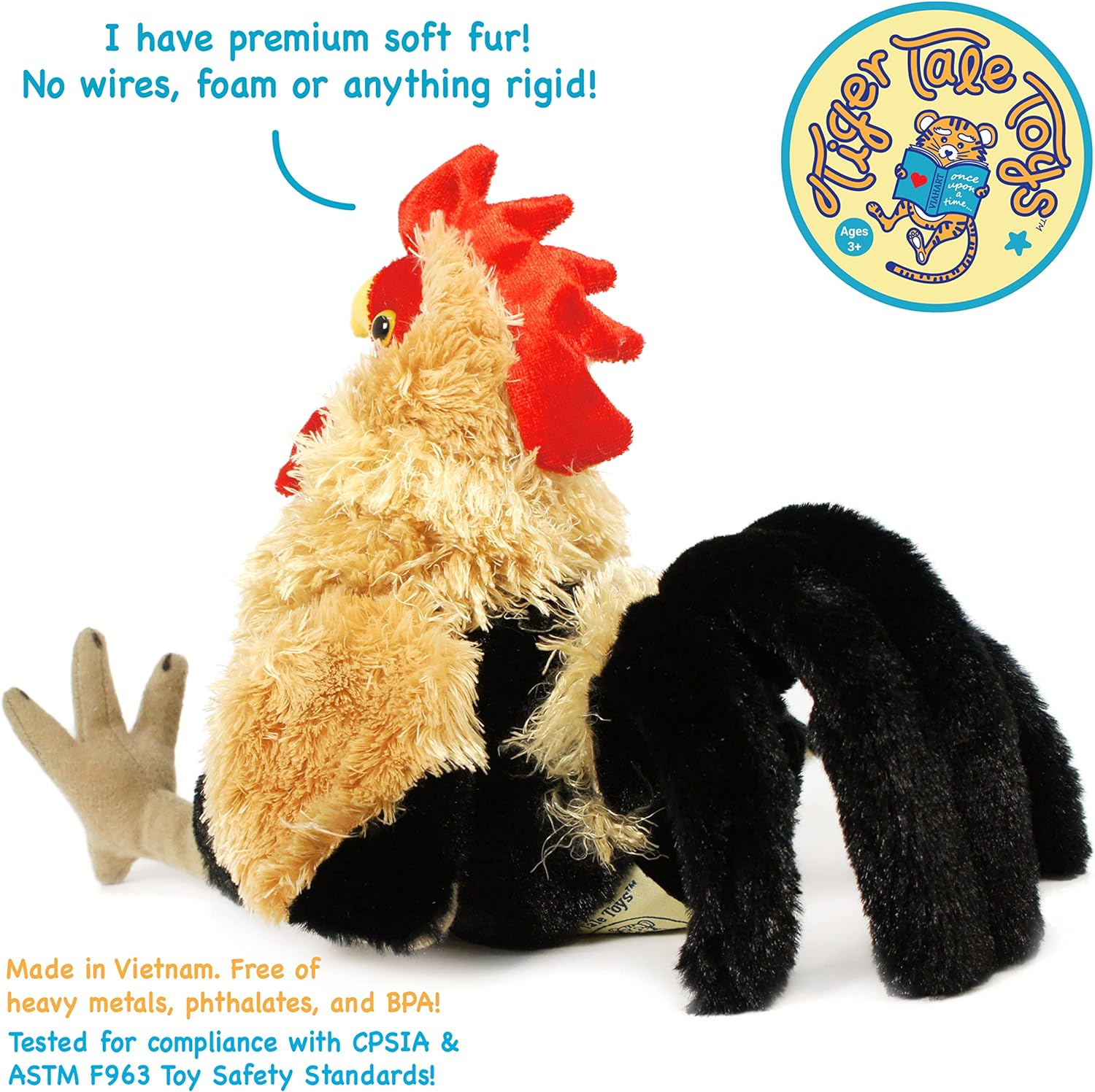 Riley The Rooster - 7 Inch