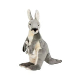 Large Eastern Grey Kangaroo with Joey Size 44cm/17″ Handmade Plush