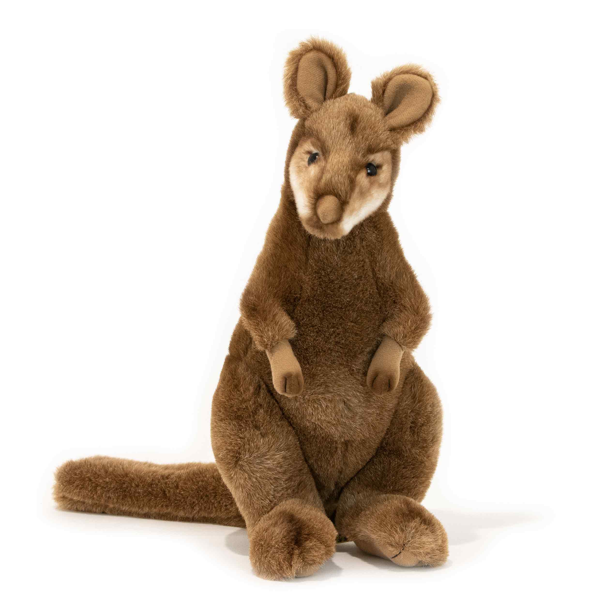 Australian Wallaby Red Necked Bennett’s Plush Animal Lifelike Size 33cm/13″