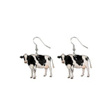 Acrylic Cow Earrings-Realistic