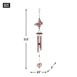 Butterfly and Heart Wind Chimes
