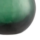 Calla Decorative Spherical Forest Green Glass Bud Vase