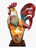 Capiz Rooster Decorative Lamp