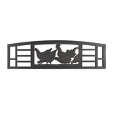 Chicken Lover's Garden Bench & Welcome Sign