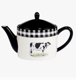 Cow Tea Pot-On the Farm Collection by Susan Winget