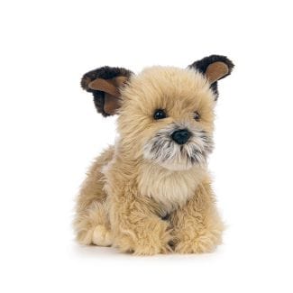 Border Terrier Plush Realistic Toy Dog