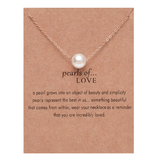 Inspirational Carded Gift Necklaces for Girls