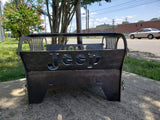 Jeep Front End Fire Pit, SO Cool!