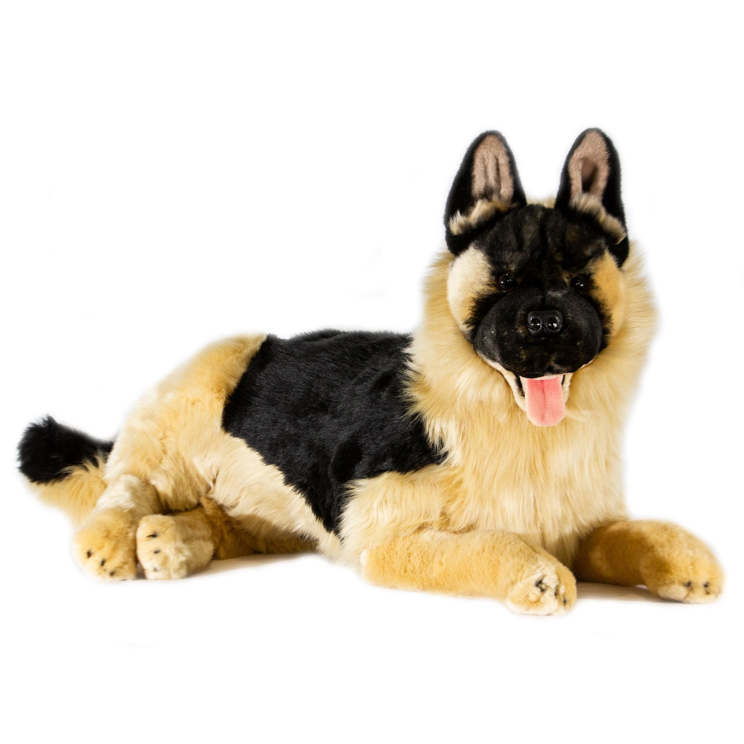 Large Plush German Shepherd Stuffed Dog Lifelike Handmade
