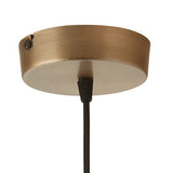 Abby Wood and Metal Pendant 10.8"W 1-Light