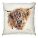 Mairi Highland Cow Medium Throw Pillow