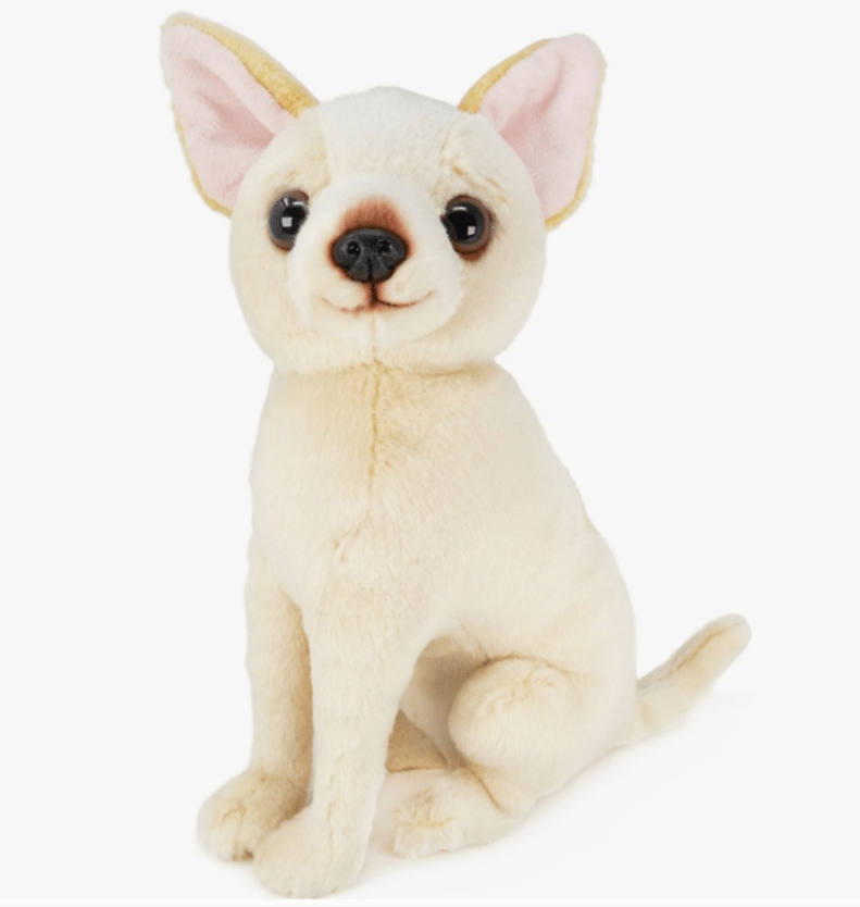 Light Tan Plush Chihuahua Stuffed Puppy Dog Minerva