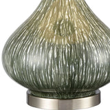 28" Tall 3-Way 1-Light Glass Table Lamp
