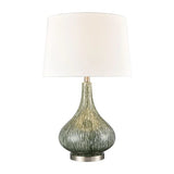28" Tall 3-Way 1-Light Glass Table Lamp