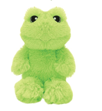 Plush Green Frog Large or Jumbo Size Embroidered Eyes