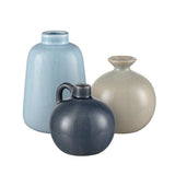 Set of 3 Andra Decorative Ceramic Bud Vases