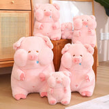 Sweet Cheeks Chubby Plush Pink Piggies Large and Fluffy