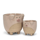 Abbott Abbott - Lg Pig on Legs Planter-4"H-873