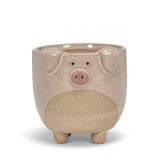 Abbott Abbott - Lg Pig on Legs Planter-4"H-873