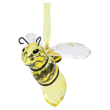 Bee Happy Inspirational Bee Ornament Gift with Message