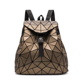 Ali-express Backpacks Brown Geometric Shaped Fun Backpacks